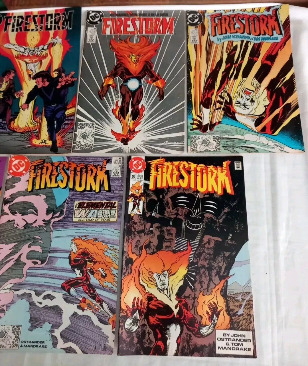 Firestorm #83 84 85 88 89 91 95 DC Comics 1983 comic lot