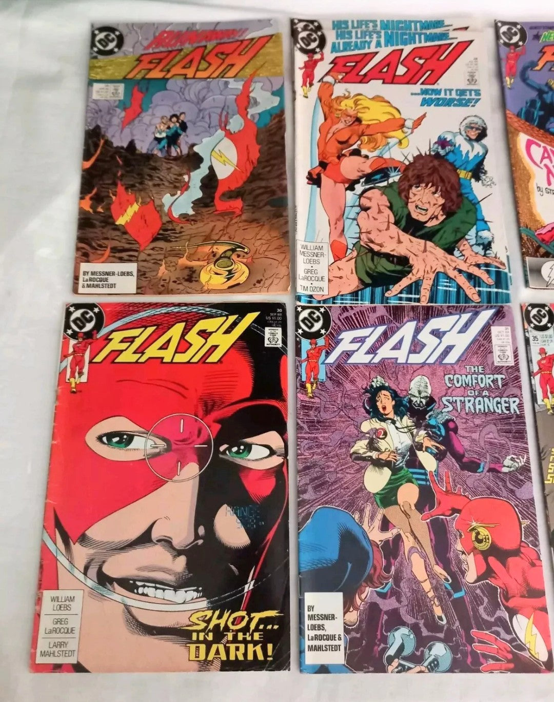 Runaway Flash 25 28 29 30 31 35 DC Comics 1989