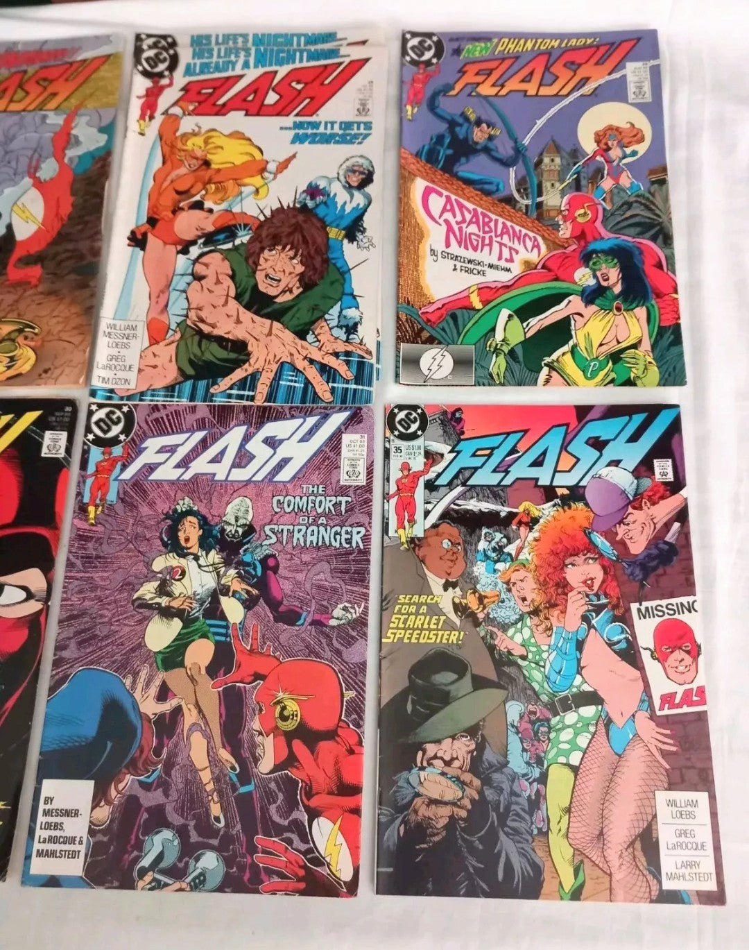 Runaway Flash 25 28 29 30 31 35 DC Comics 1989