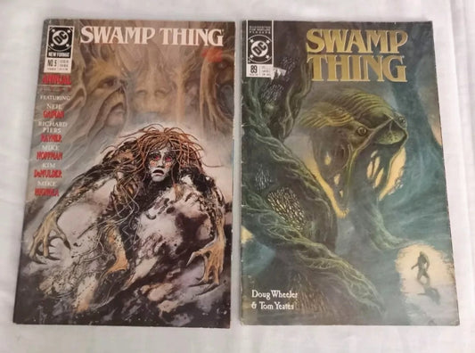 Swamp Thing #5 & 89 DC Comics 1989