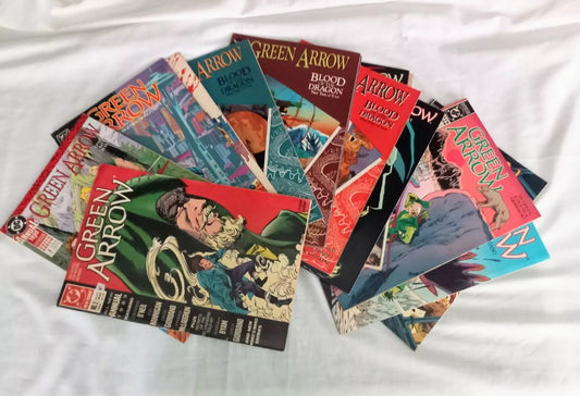 Green Arrow DC Comics 1988 #13 20-26 28-31 & Annuals 2 and 3 1989 Job Lot