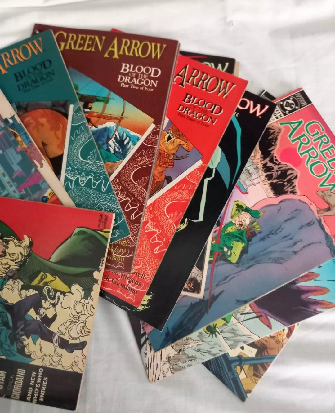 Green Arrow DC Comics 1988 #13 20-26 28-31 & Annuals 2 and 3 1989 Job Lot
