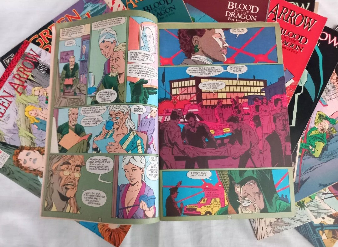 Green Arrow DC Comics 1988 #13 20-26 28-31 & Annuals 2 and 3 1989 Job Lot