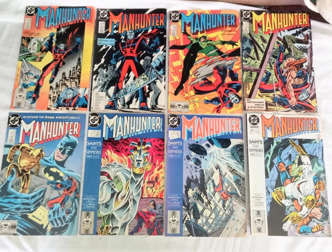 Manhunter DC Comics 1988 #1 3 7 16 17 19 20 23 First Issue 8 Comic Lot
