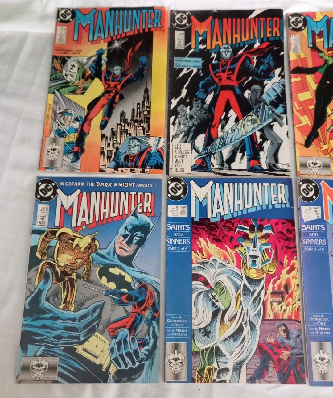 Manhunter DC Comics 1988 #1 3 7 16 17 19 20 23 First Issue 8 Comic Lot