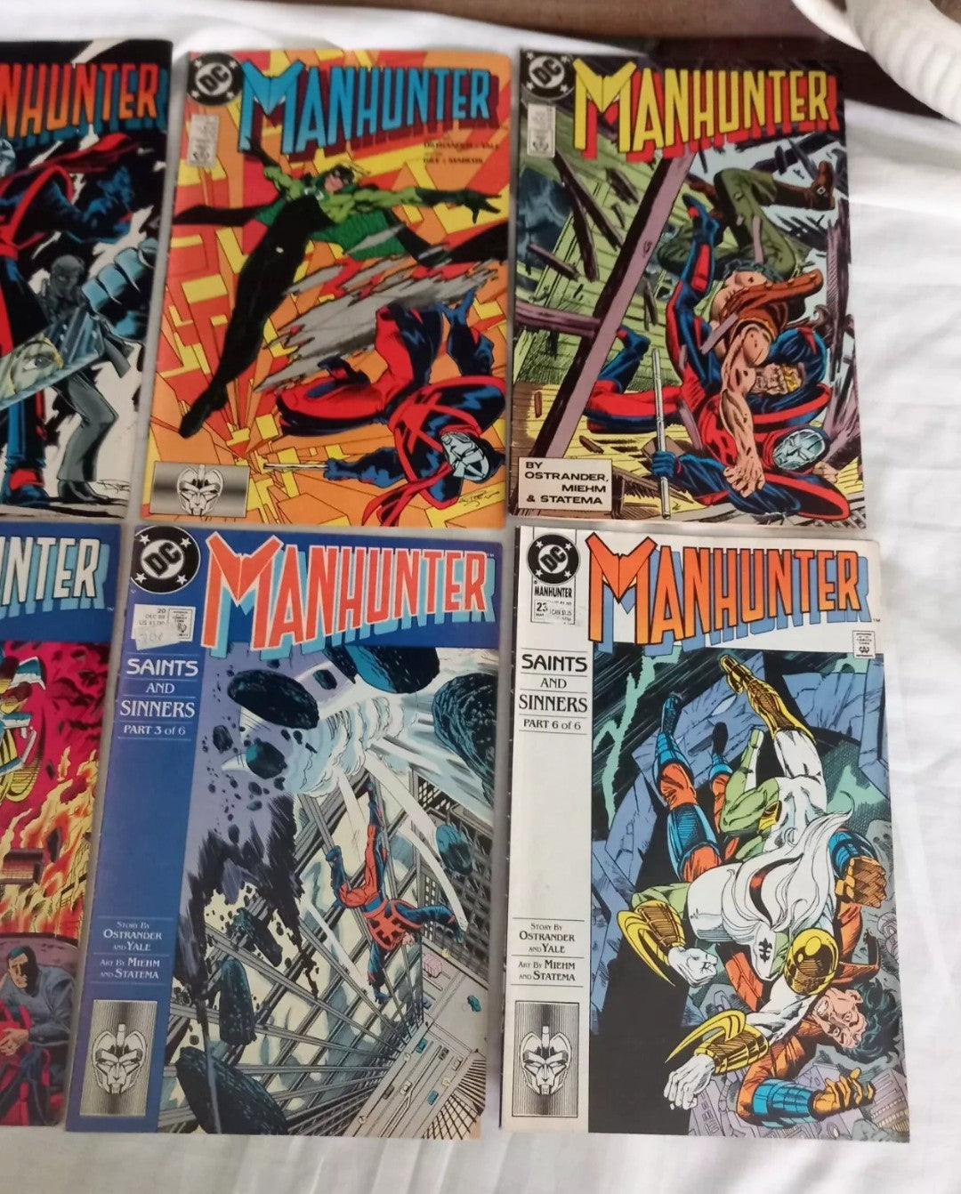 Manhunter DC Comics 1988 #1 3 7 16 17 19 20 23 First Issue 8 Comic Lot