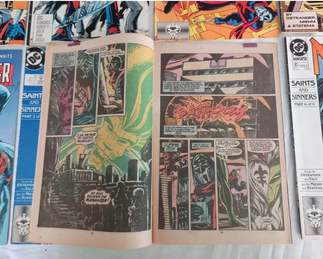 Manhunter DC Comics 1988 #1 3 7 16 17 19 20 23 First Issue 8 Comic Lot