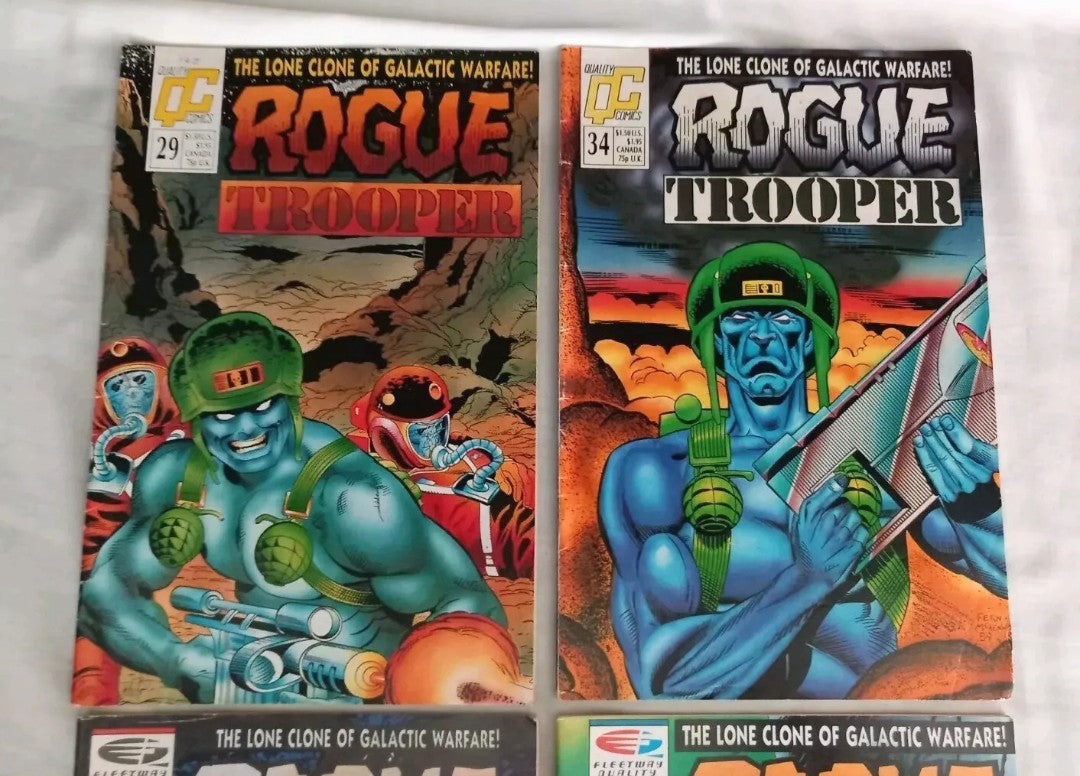 Rogue Trooper QC Comics #29 34 38 39