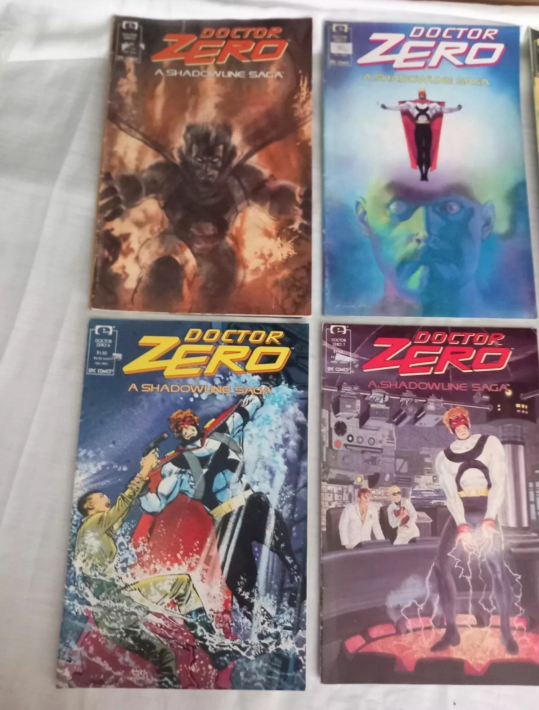 Doctor Zero A Shadowline Saga Epic Comics 1988 #2 3 5 6 7 8
