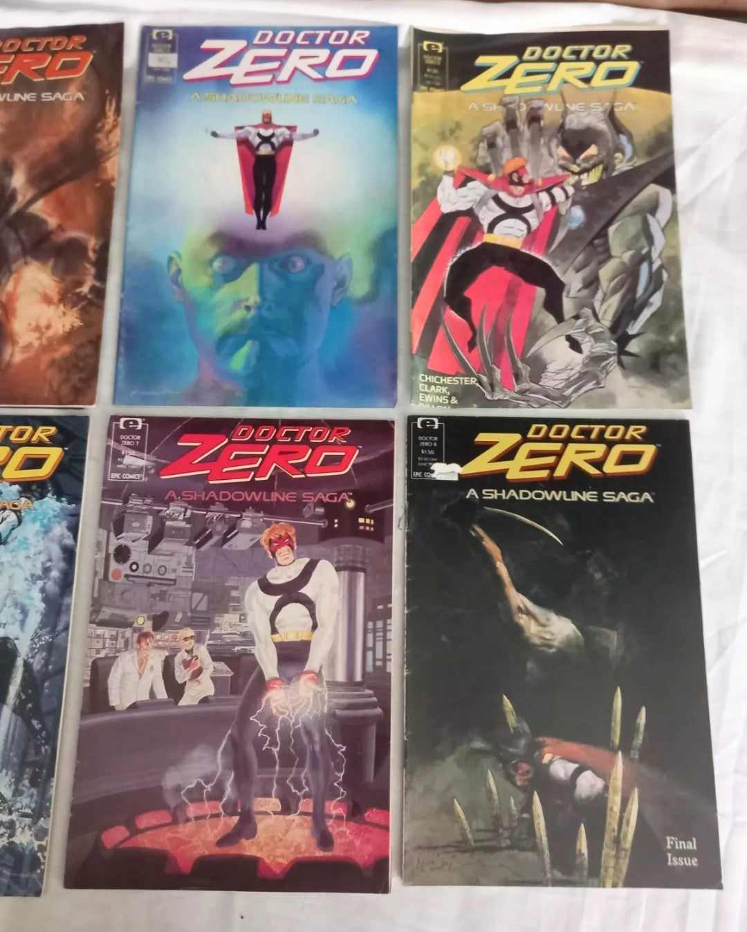 Doctor Zero A Shadowline Saga Epic Comics 1988 #2 3 5 6 7 8
