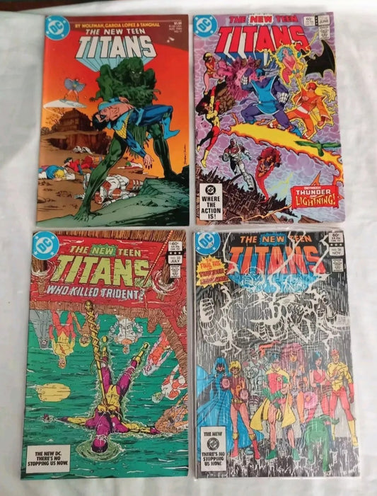 The New Teen Titans #11 32 33 36 DC Comics 1984-88