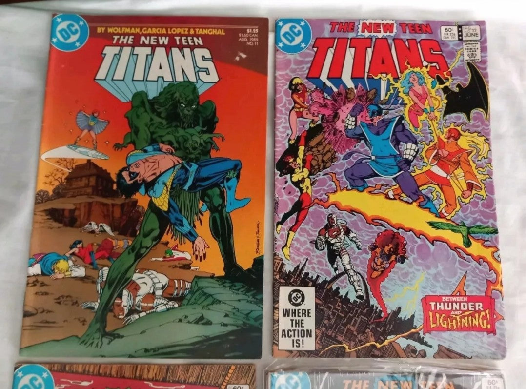 The New Teen Titans #11 32 33 36 DC Comics 1984-88
