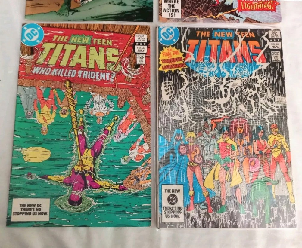The New Teen Titans #11 32 33 36 DC Comics 1984-88