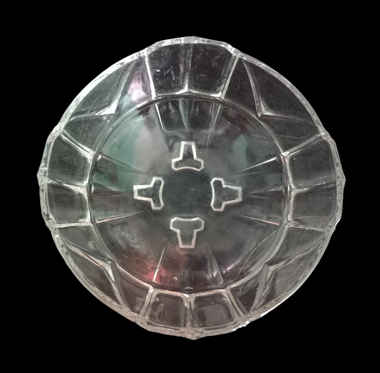 Art Deco Stolze clear glass bowl