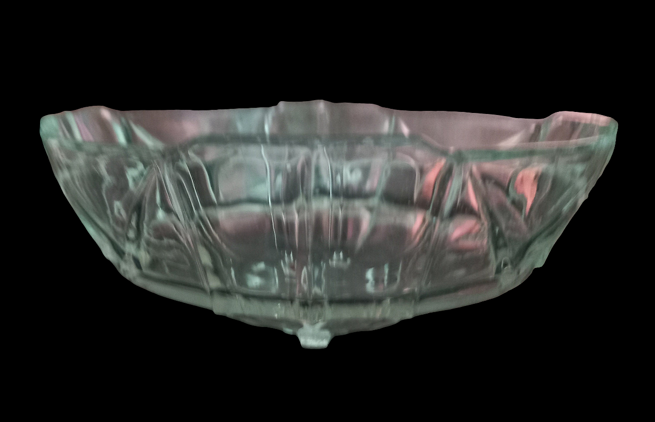 Art Deco Stolze clear glass bowl