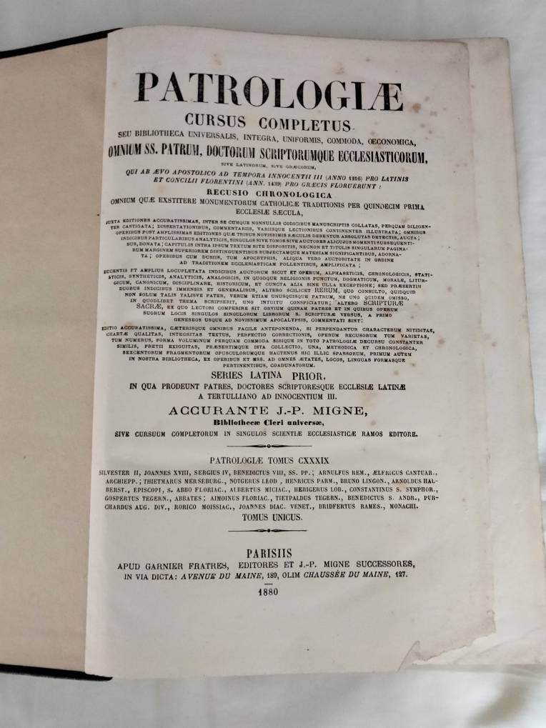 Rare Victorian history book Thietmari Merseburgensis Episcopi Latin text 1880