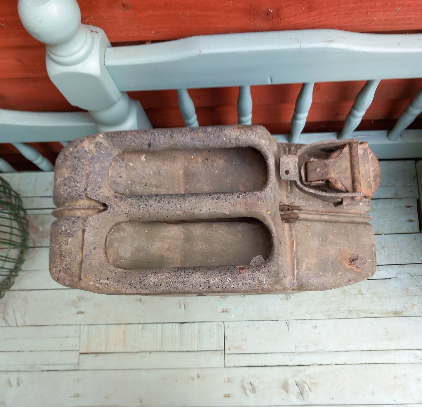 Army Military Green Metal Jerry Can 1969 Barn Find