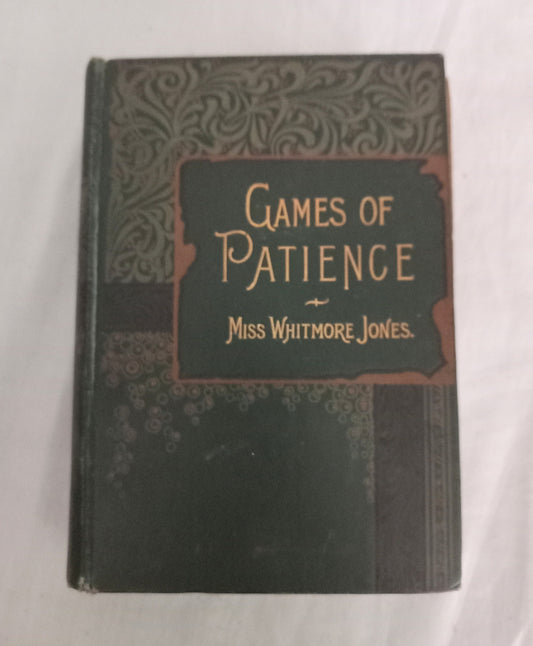 Antique Edwardian Book Games of Patience By Miss Whitmore Jones