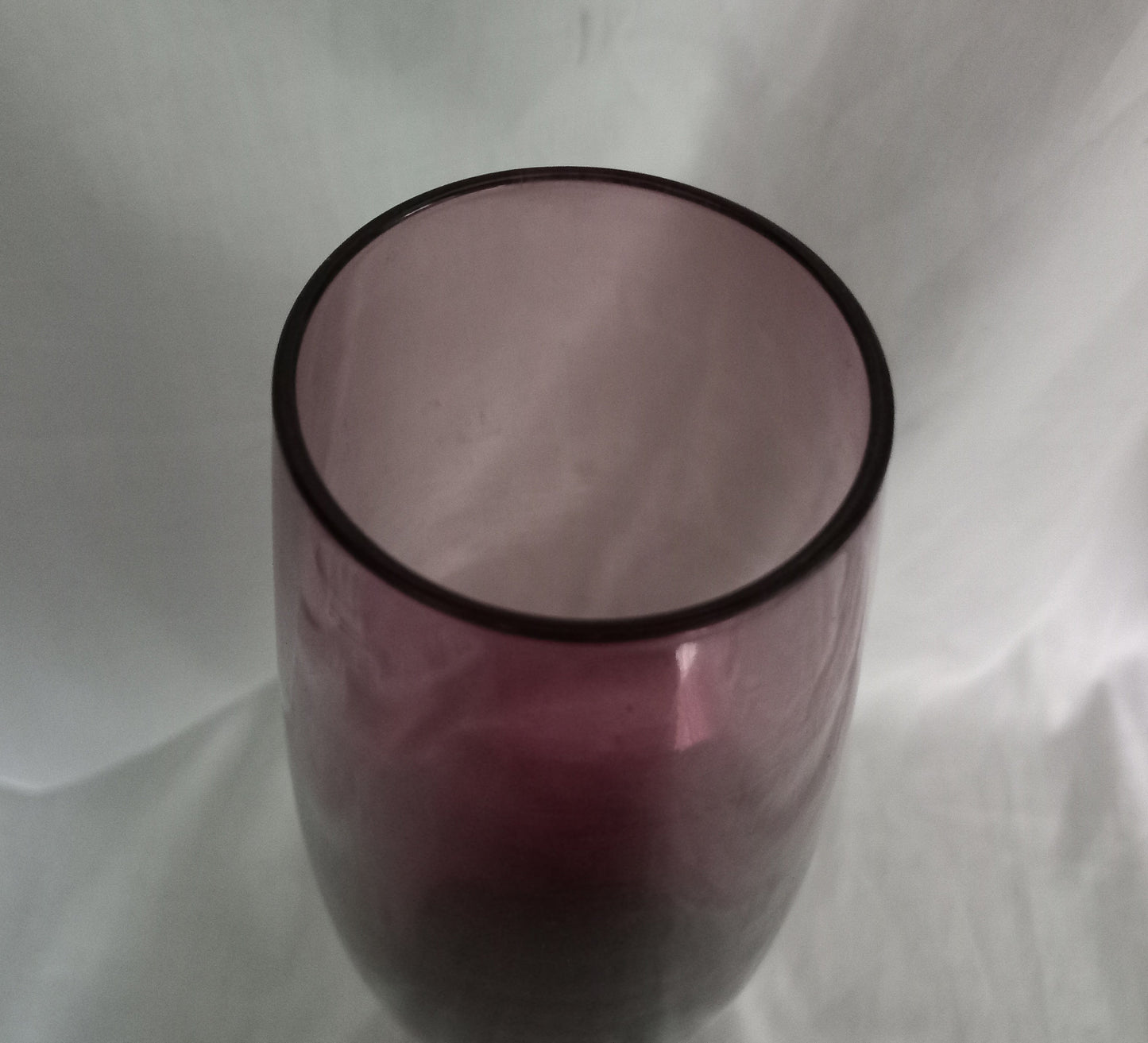 Mid Century Scandinavian Aseda Purple glass vase