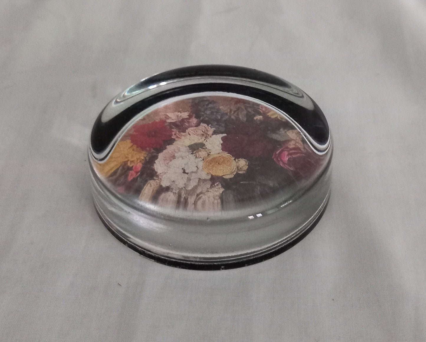 National Gallery Glass Paperweight Henri Fantin-Latour Basket Of Roses