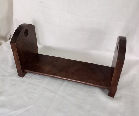C1940s Hand Made Wooden Bookstand Shelf