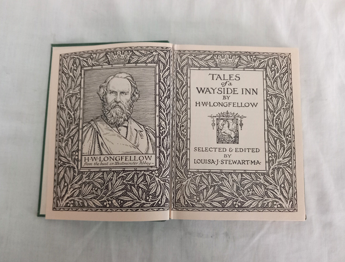Vintage Book Tales Of A Wayside Inn By Longfellow