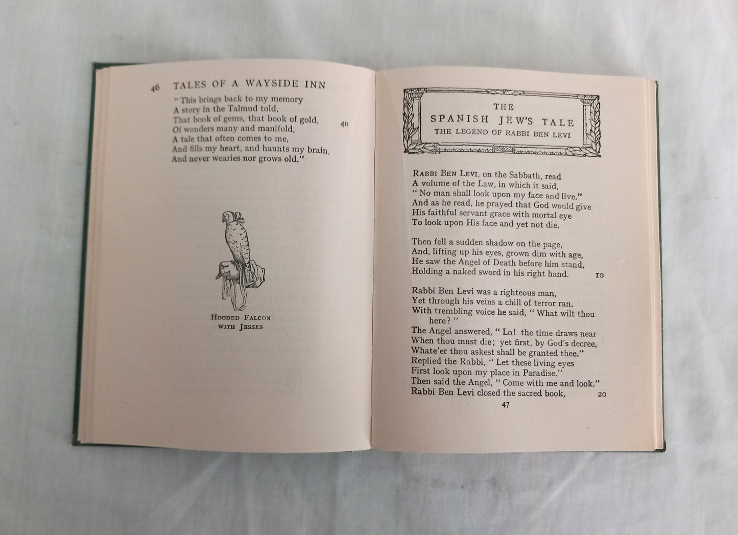 Vintage Book Tales Of A Wayside Inn By Longfellow