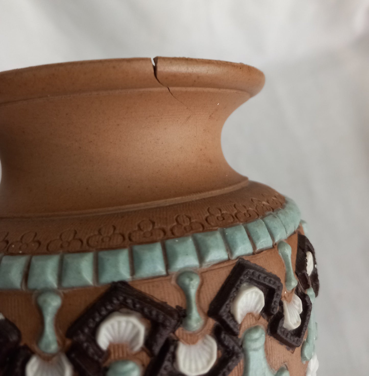 Antique Doulton Lambeth Silicon Stoneware Vase