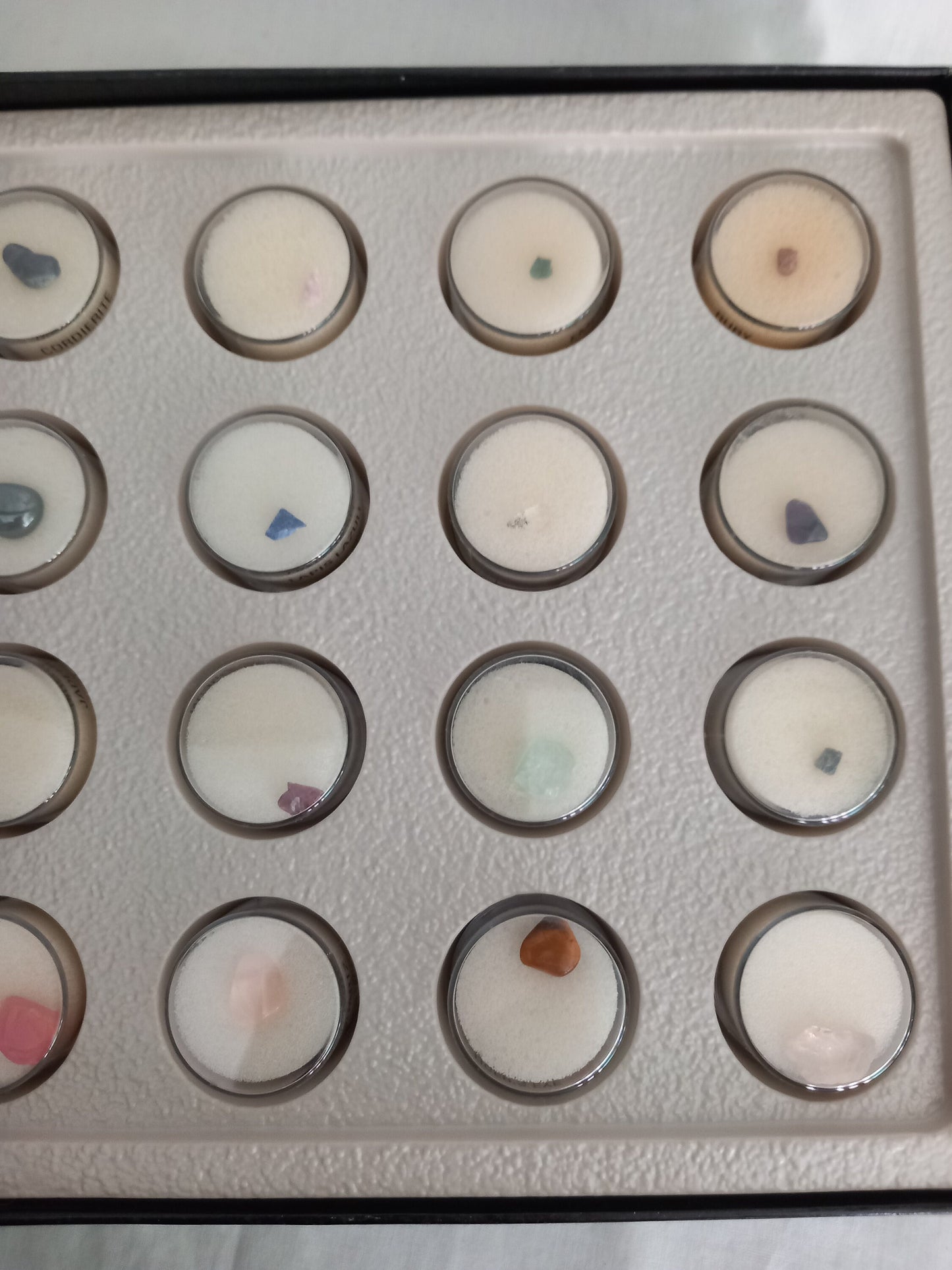 Treasures of the Earth full box of 20 small semi precious stone specimens