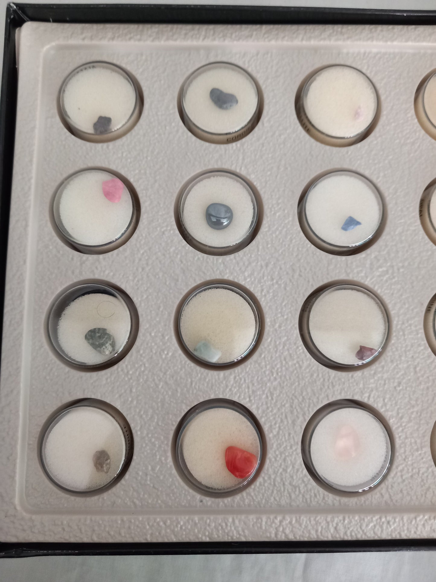 Treasures of the Earth full box of 20 small semi precious stone specimens