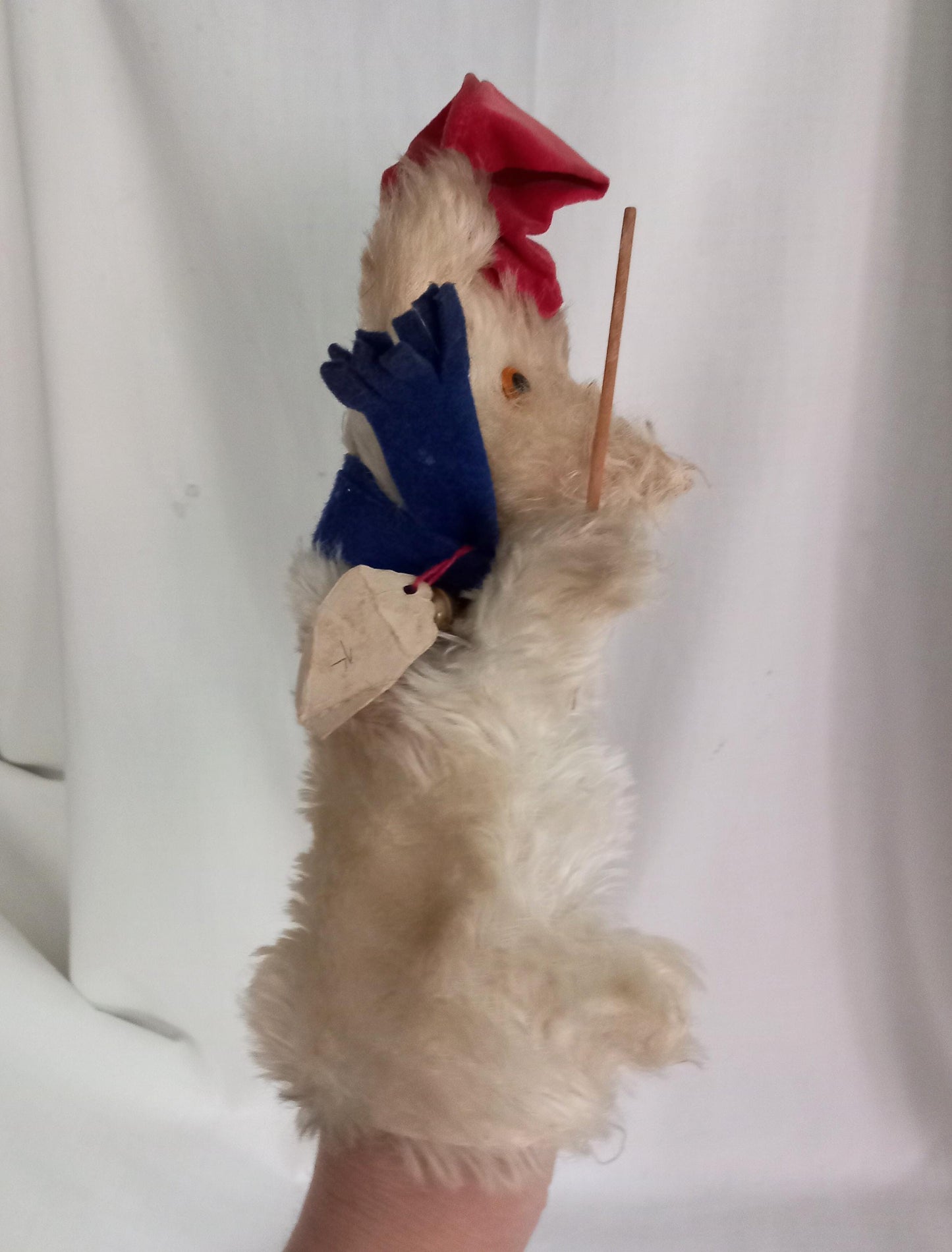 C1950s Pedigree Pets Plush Teacher Bear Hand Puppet
