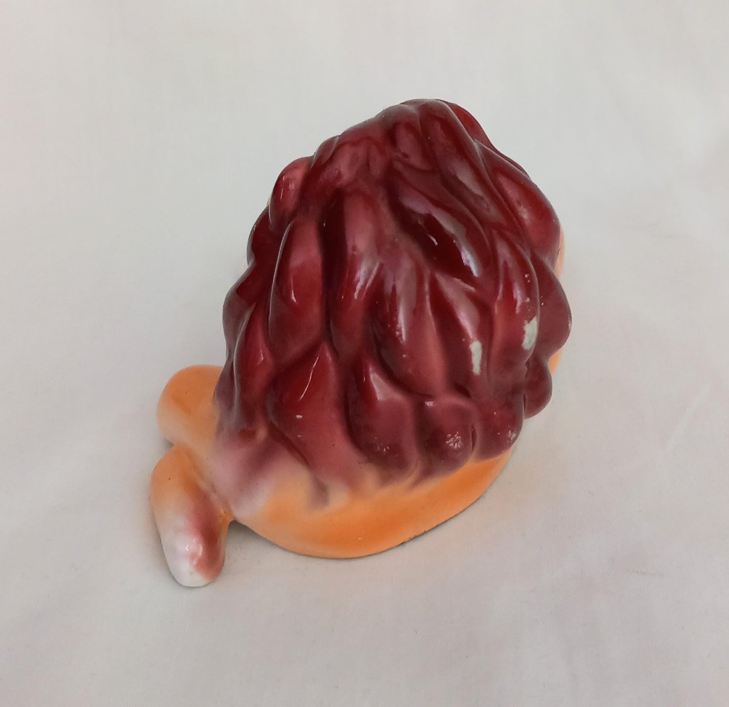 Mid Century kitsch Chinese ceramic lion statue