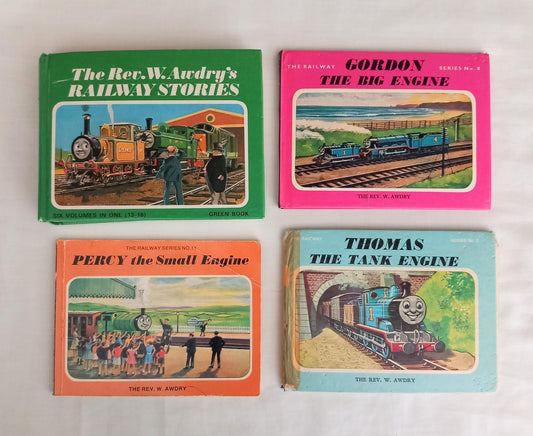 Rev W Awdry Railway Stories 1980s vintage book bundle 2 8 11 13-18 (Thomas The Tank Engine)