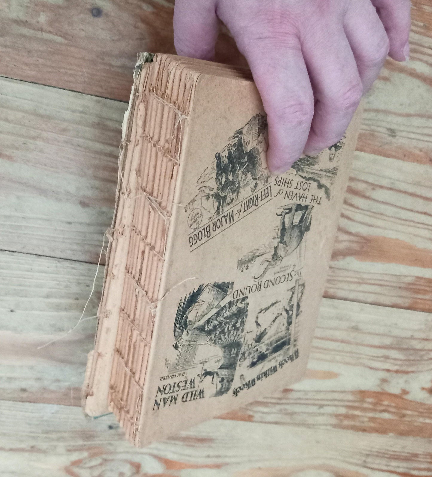 Lot of 7 vintage 1930s to 1950s illustrated children's books for boys