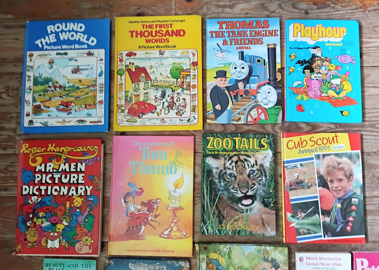 Lot of 13 1980s and 1990s hardback illustrated children's annual books