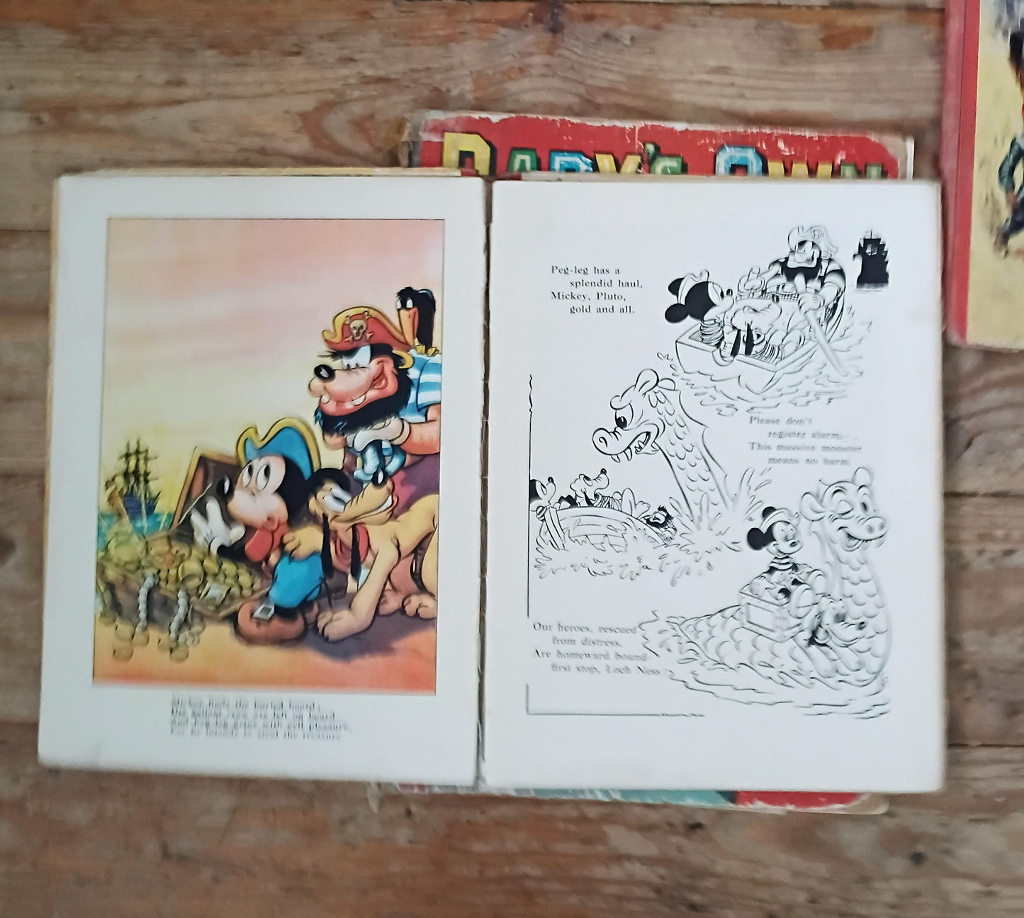 Lot of 14 vintage c1940s hardback illustrated children's story books including Disney