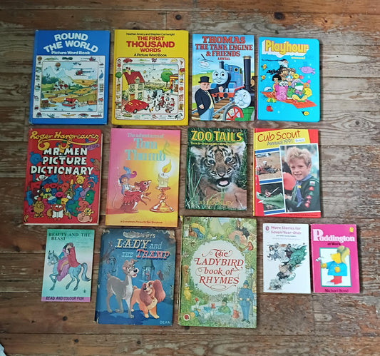 Lot of 13 1980s and 1990s hardback illustrated children's annual books