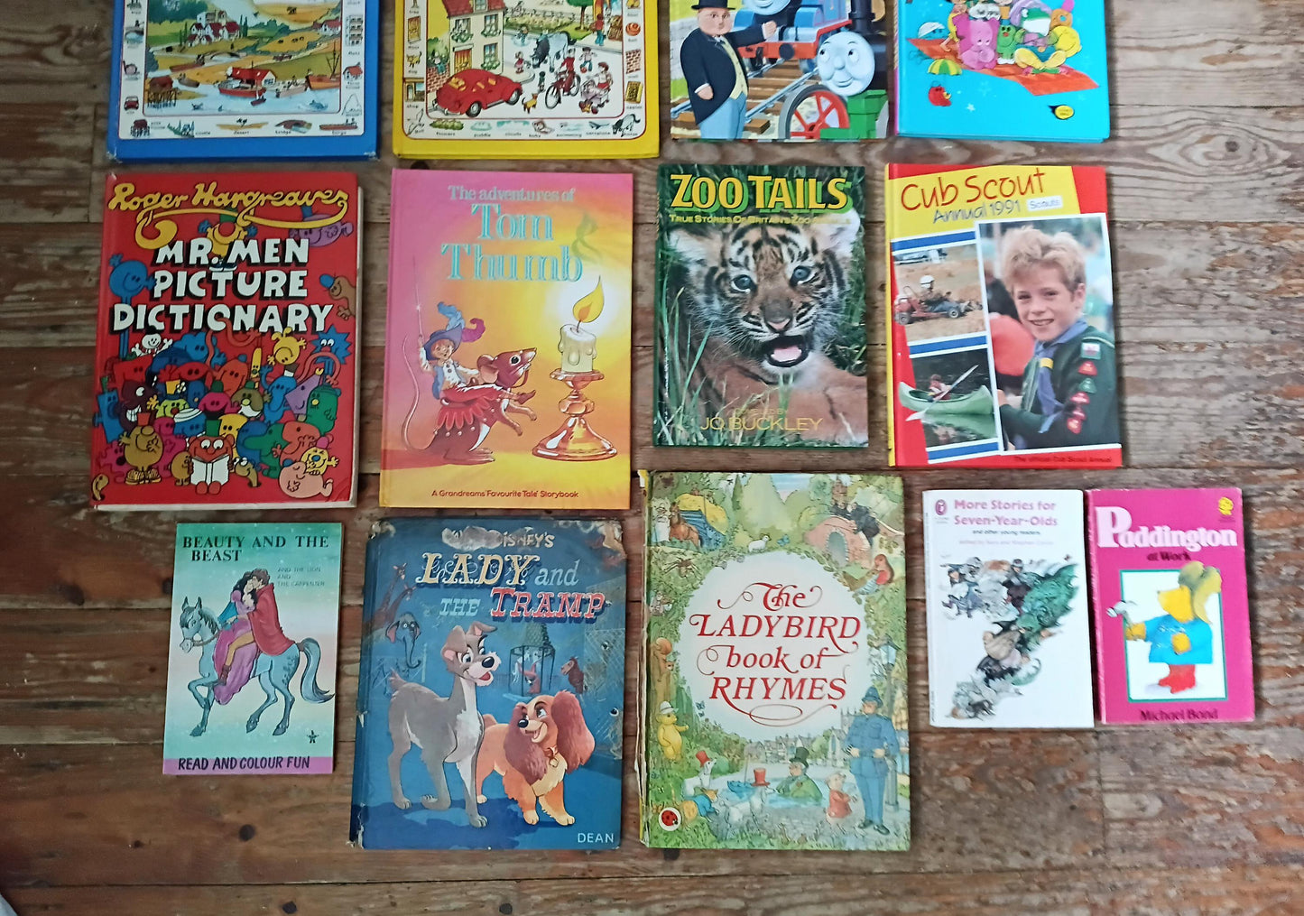 Lot of 13 1980s and 1990s hardback illustrated children's annual books
