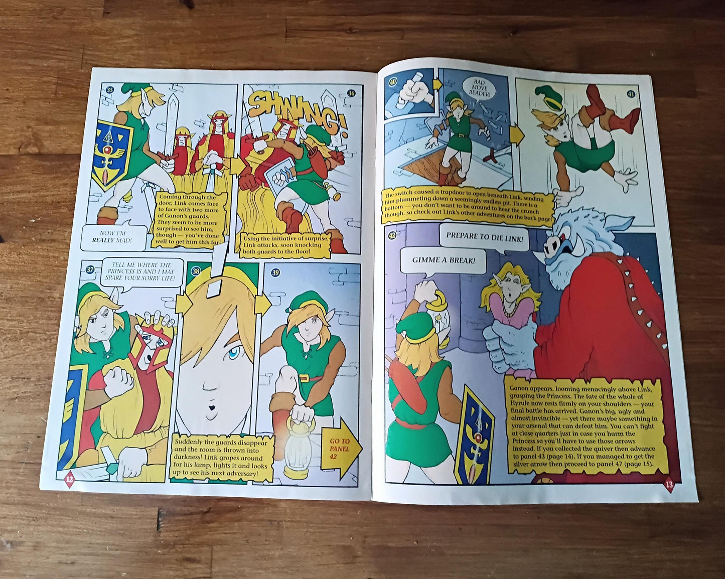 Legend of Zelda Link To The Past Link’s Awakening Nintendo promo comic, 1994 rare