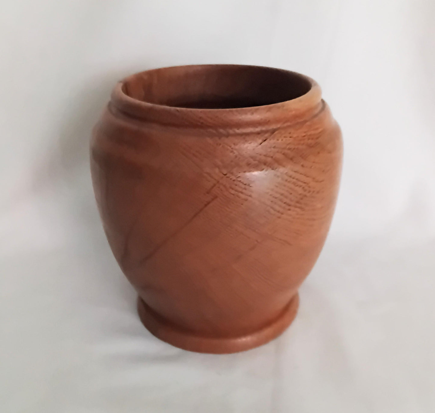 Hand made turned wooden Vase