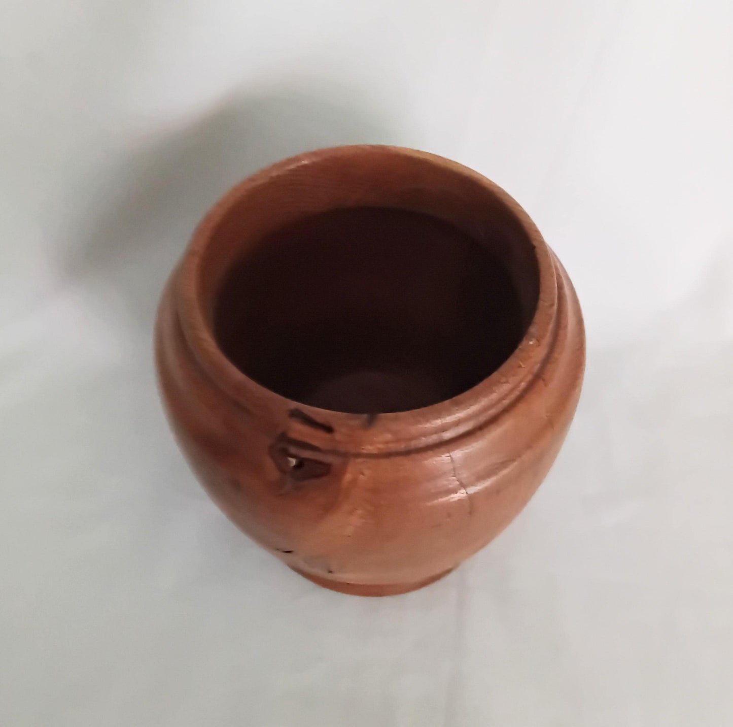 Hand made turned wooden Vase