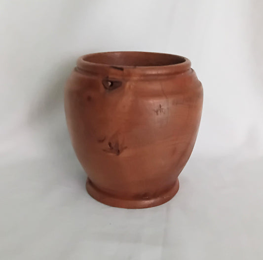 Hand made turned wooden Vase