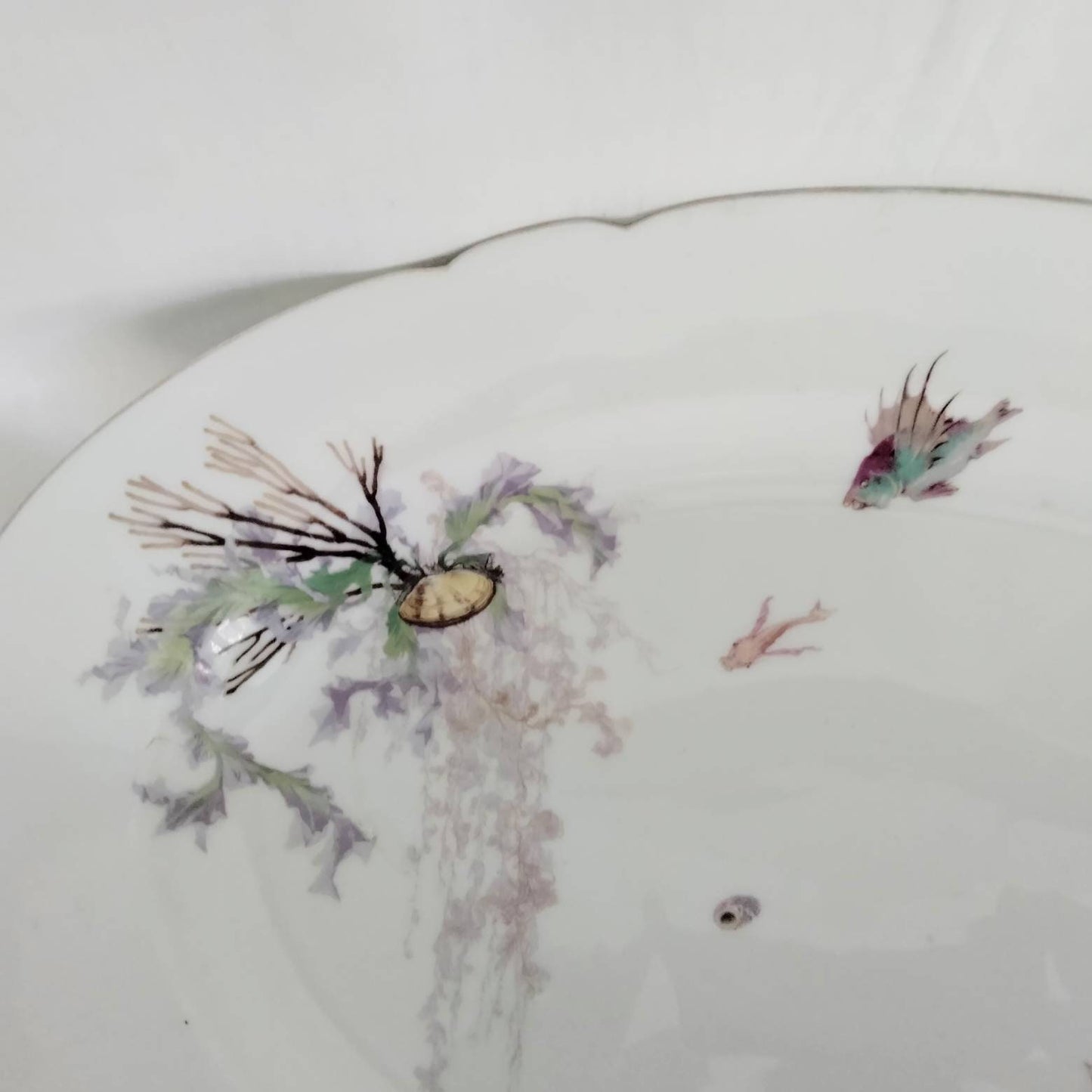 Vintage Large Seafood Platter Serving Plate Charger